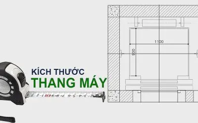 Kích thước thang máy gia đình và bản vẽ thiết kế chi tiết