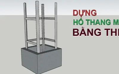 Hố thang máy dựng bằng khung thép định hình: Ưu nhược điểm.