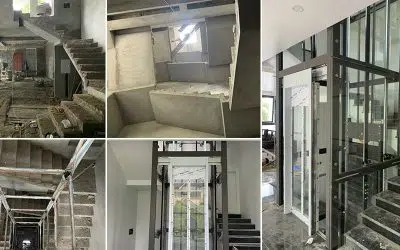 Quy trình lắp thang máy cho nhà cải tạo