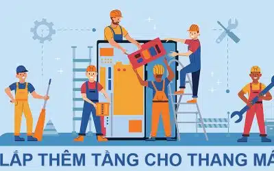Lắp thêm tầng cho thang máy